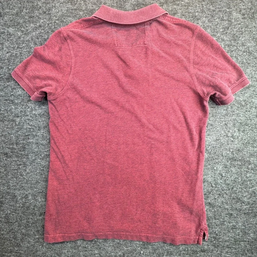 Banana Republic Polo Shirt‎ Mens S Red New Birdseye Short Sleeve Elephant Logo